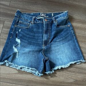 Women's Denim Shorts - Blue, Size 5